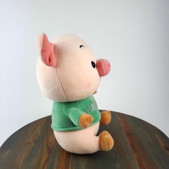 RARE Duoai Plush HAPPY PIG So Soft and Cute ✨🐷 8.5 " - Picture 4 of 6